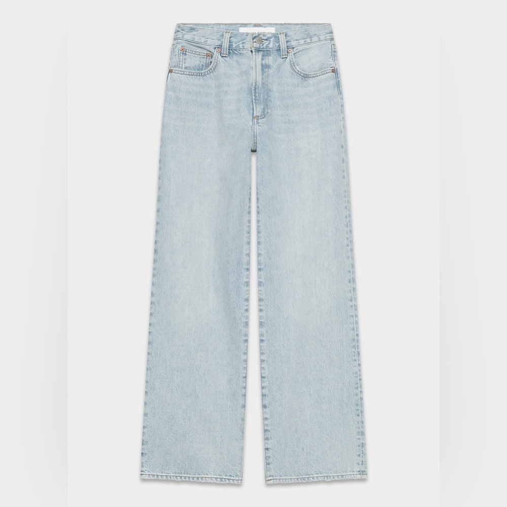Aritzia Denim Forum The Farrah Hi-rise Wide Jean